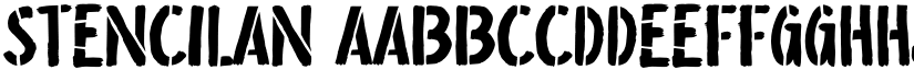 Stencilan font download