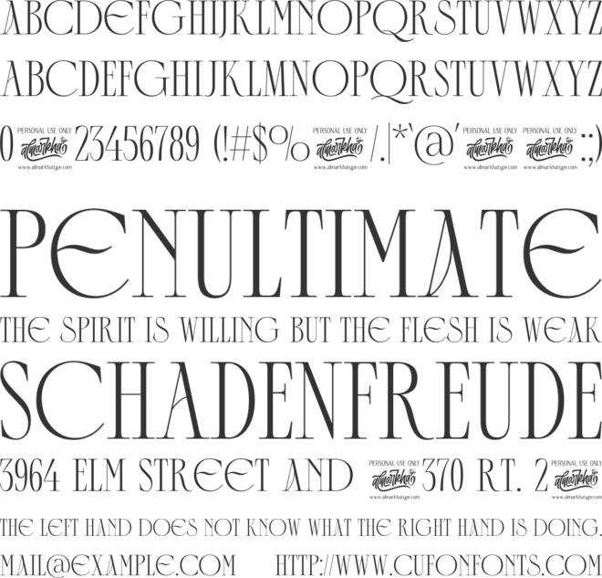 Collectivo font preview