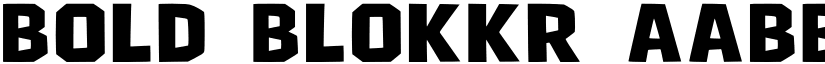 BLOKKR font download