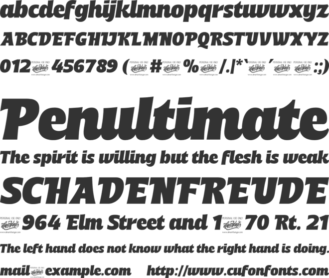 Quelta font preview