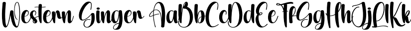 Western Ginger font