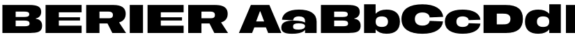 BERIER font