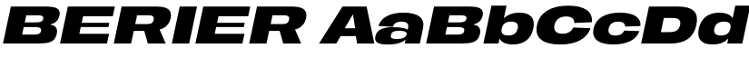 BERIER font