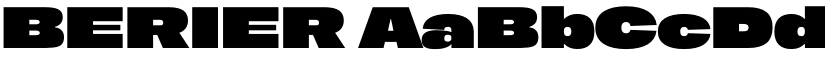 BERIER font