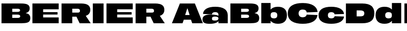 BERIER font
