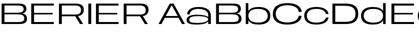 BERIER font