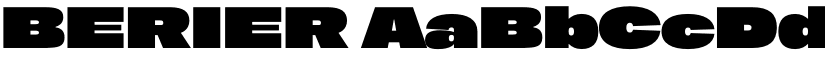 BERIER font