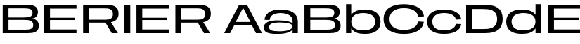 BERIER font