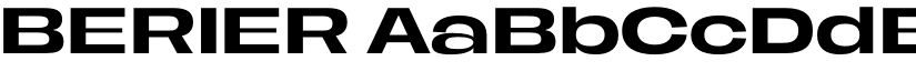 BERIER font