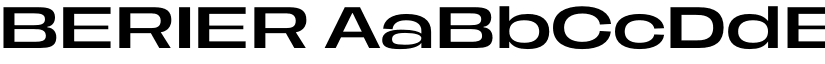 BERIER font