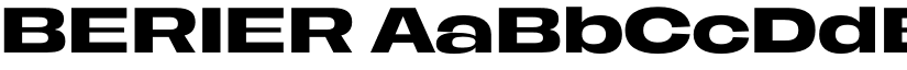 BERIER font