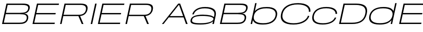 BERIER font