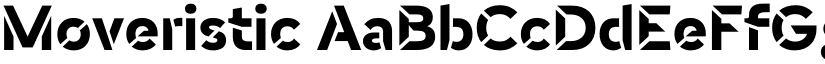 Moveristic font download