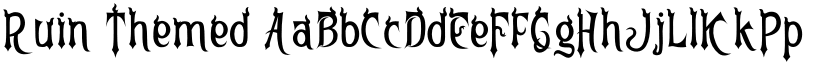 Ruin Themed font download
