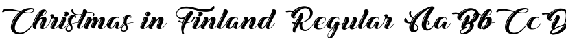 Christmas in Finland Regular font