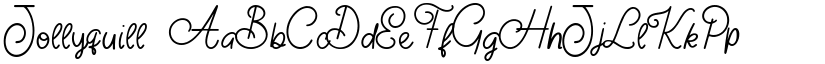 Jollyquill font download