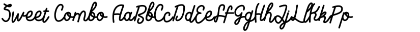 Sweet Combo font