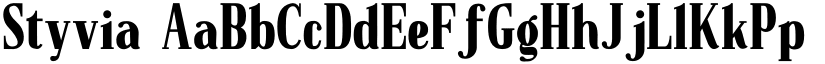Styvia font download