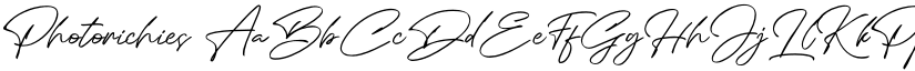 Photorichies font