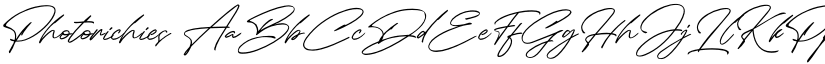 Photorichies font