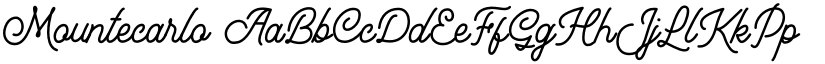 Mountecarlo font download
