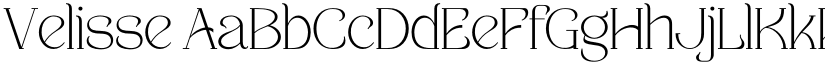 Velisse font download