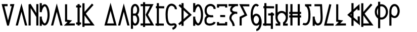 Vandalik font download