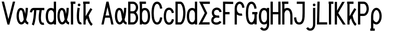 Vandalik font