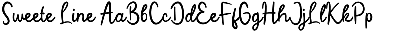 Sweete Line font