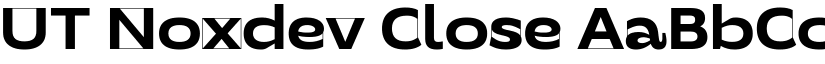UT Noxdev Close font download