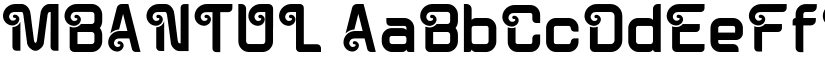 MBANTUL font download