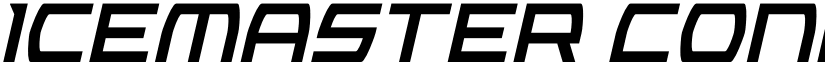 Icemaster Condensed Italic font