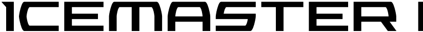 Icemaster Expanded font