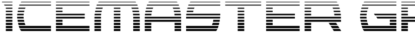 Icemaster Gradient font