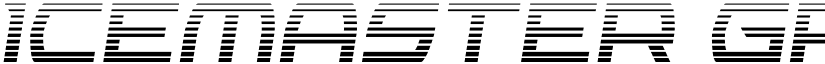 Icemaster Gradient Semi-Italic font