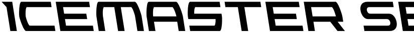 Icemaster Semi-Leftalic font