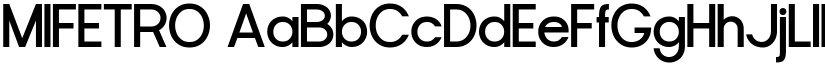 MIFETRO font