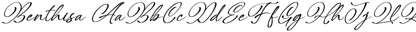 Benthisa font