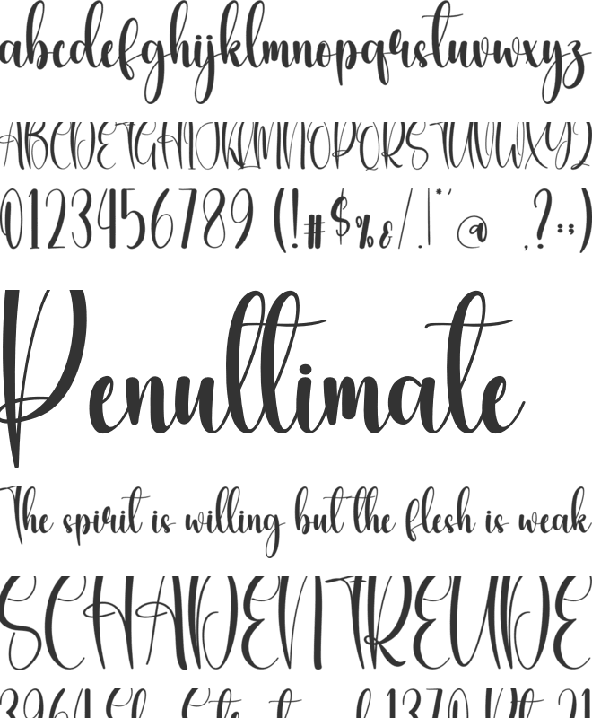 Monday Farmhouse font preview