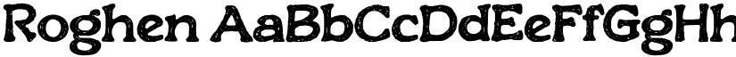 Roghen font download