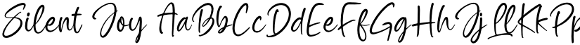 Silent Joy font download