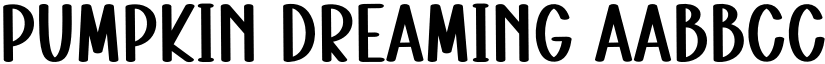 Pumpkin Dreaming font
