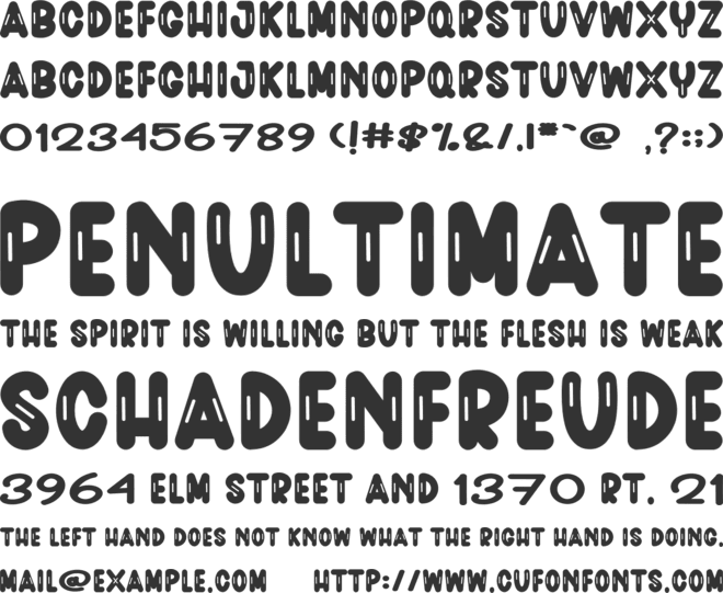 MAngo Candy font preview