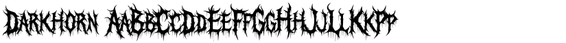 Darkhorn font download