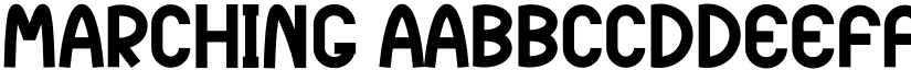 Marching font download