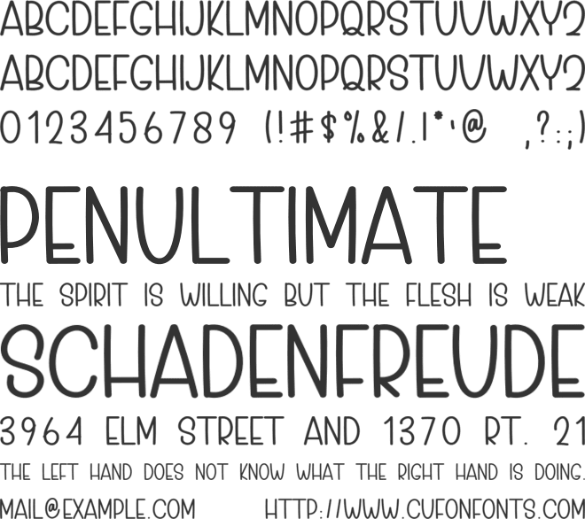 Notes Retro font preview