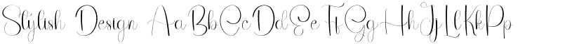 Stylish Design font