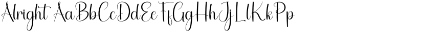 Alright font download