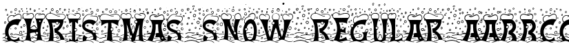Christmas Snow Regular font