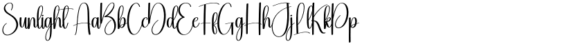 Sunlight font download